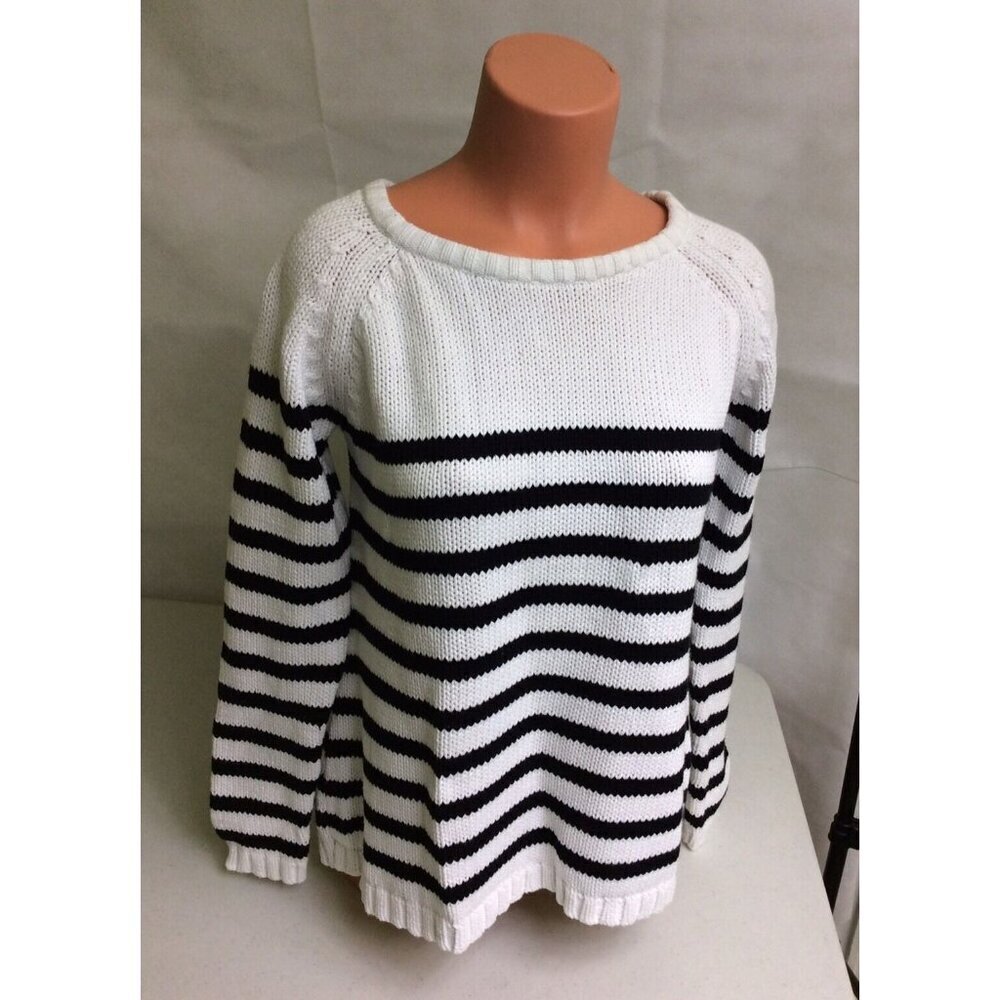 Gina Tricot Nautical Sweater Cotton Womens Medium